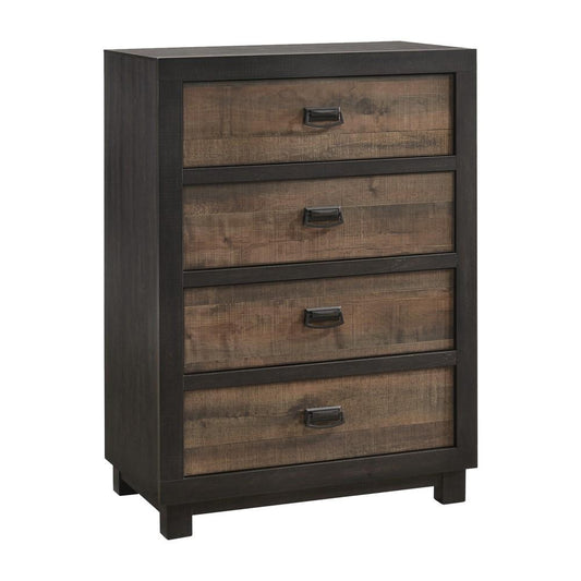 Picket House Furnishings - Harrison 4 Drawer Chest in Walnut - HG100CH veiw 1