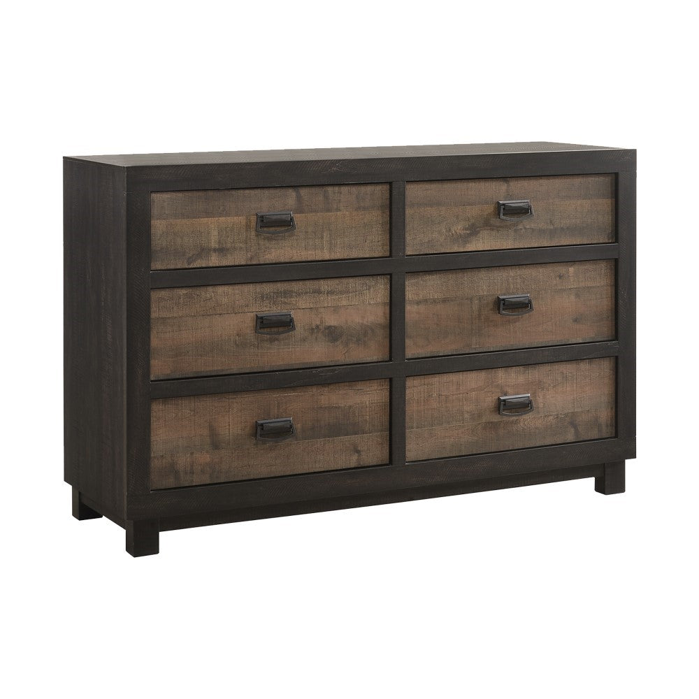 Picket House Furnishings - Harrison 6 Drawer Dresser in Walnut - HG100DR veiw 1