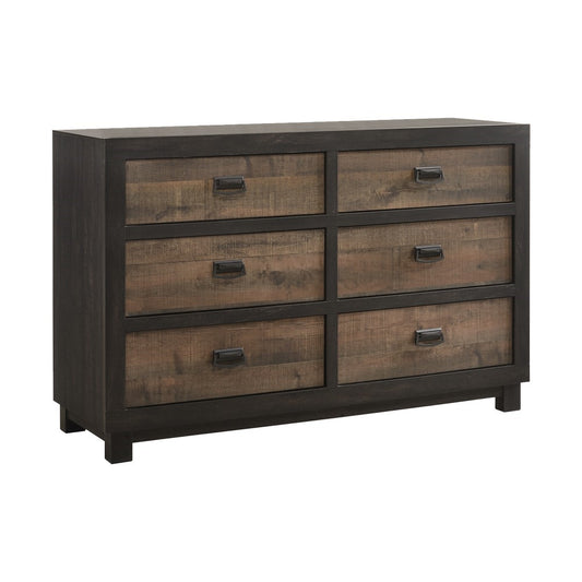 Picket House Furnishings - Harrison 6 Drawer Dresser in Walnut - HG100DR veiw 1