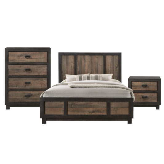Picket House Furnishings - Harrison Full Panel 3pc Bedroom Set In Walnut - HG100FB3PC veiw 1