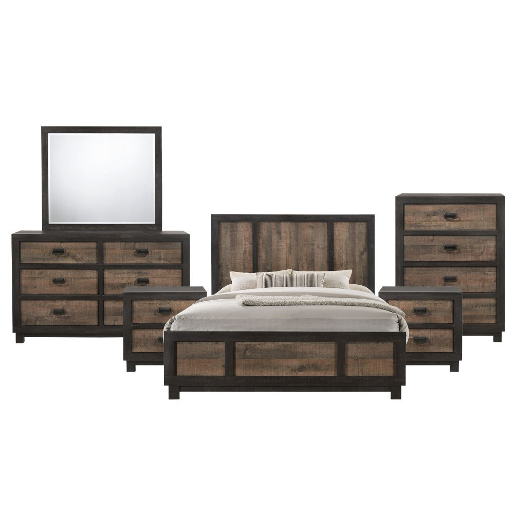 Picket House Furnishings - Harrison Full Panel 6pc Bedroom Set In Walnut - HG100FB6PC veiw 1