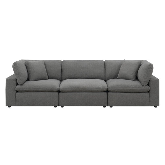 Picket House Furnishings - Haven 3pc Sectional Sofa In Charcoal - UCL30573PC veiw 2