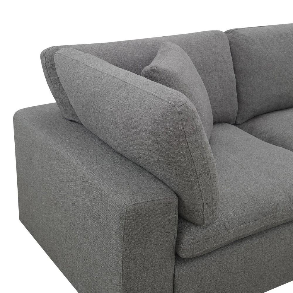 Picket House Furnishings - Haven 3pc Sectional Sofa In Charcoal - UCL30573PC veiw 4