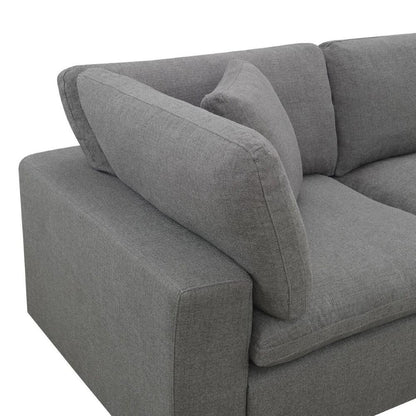 Picket House Furnishings - Haven 3pc Sectional Sofa In Charcoal - UCL30573PC veiw 4