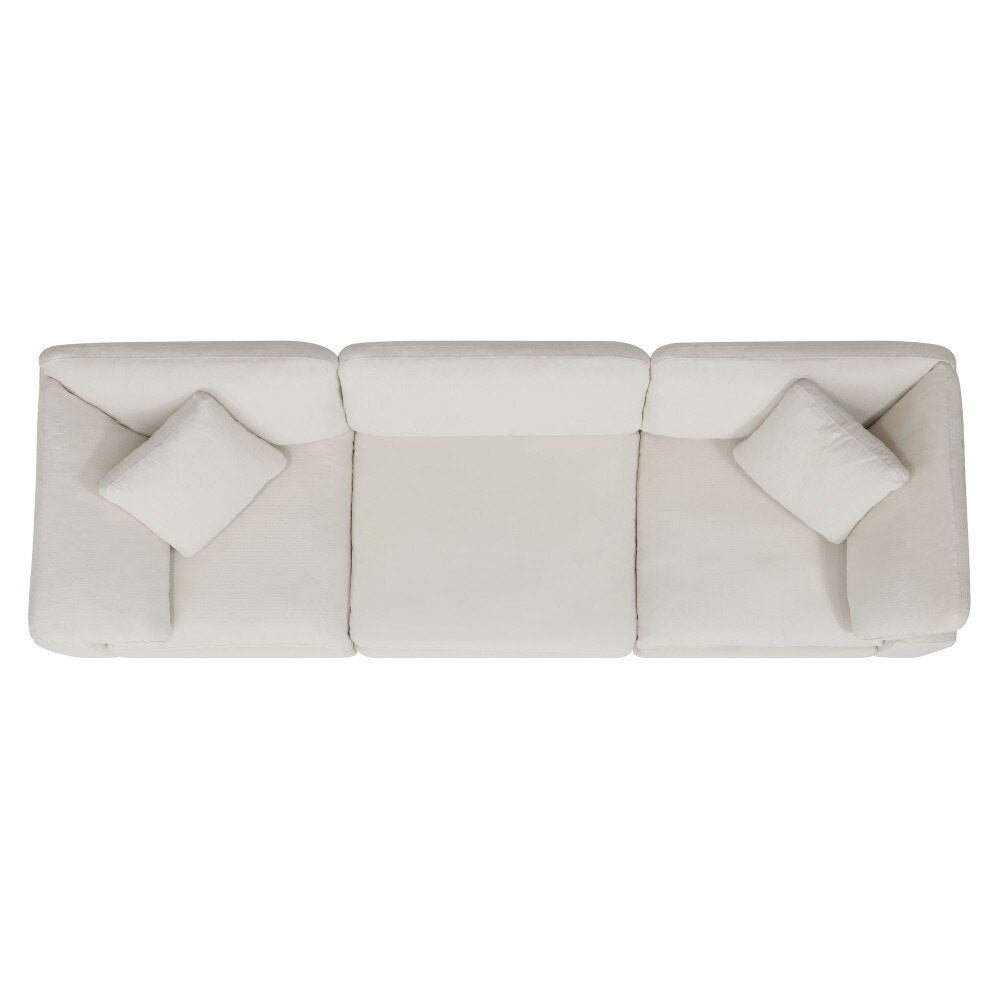 Picket House Furnishings - Haven 3pc Sectional Sofa In Cotton - UCL30553PC veiw 3