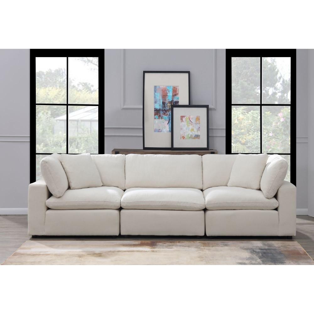 Picket House Furnishings - Haven 3pc Sectional Sofa In Cotton - UCL30553PC veiw 6