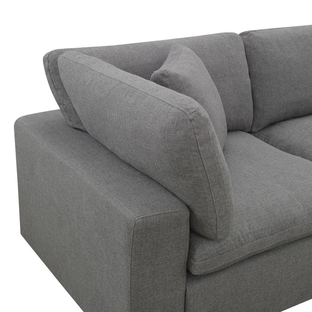 Picket House Furnishings - Haven 5pc Sectional Sofa In Charcoal - UCL30575PC veiw 3