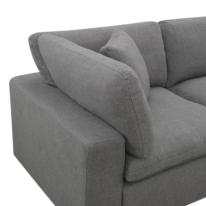Picket House Furnishings - Haven 5pc Sectional Sofa In Charcoal - UCL30575PC veiw 3