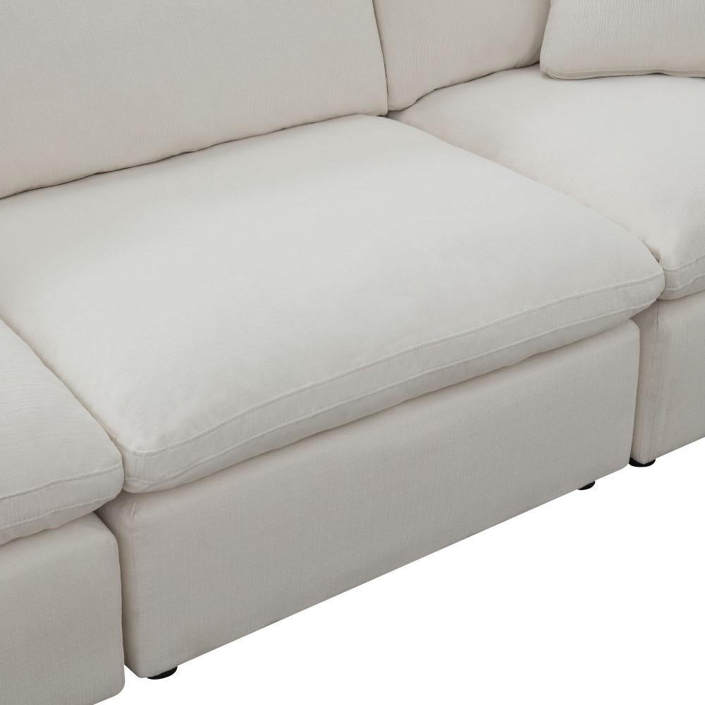 Picket House Furnishings - Haven 5pc Sectional Sofa In Cotton - UCL30555PC veiw 4