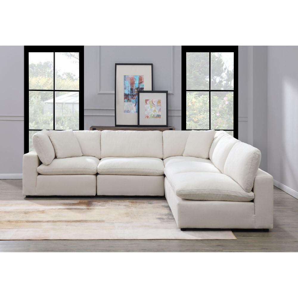 Picket House Furnishings - Haven 5pc Sectional Sofa In Cotton - UCL30555PC veiw 5