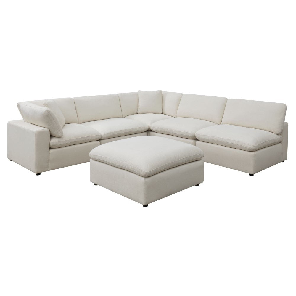 Picket House Furnishings - Haven 6pc Sectional Sofa In Cotton - UCL30556PC veiw 1