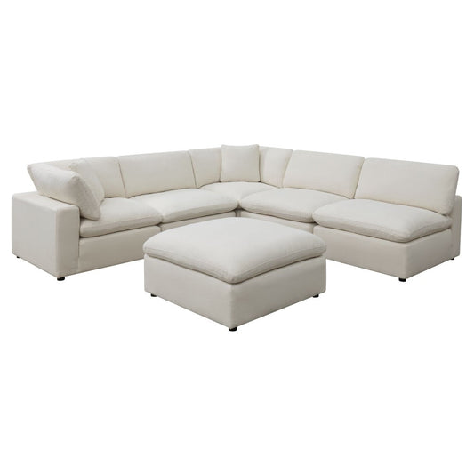 Picket House Furnishings - Haven 6pc Sectional Sofa In Cotton - UCL30556PC veiw 1