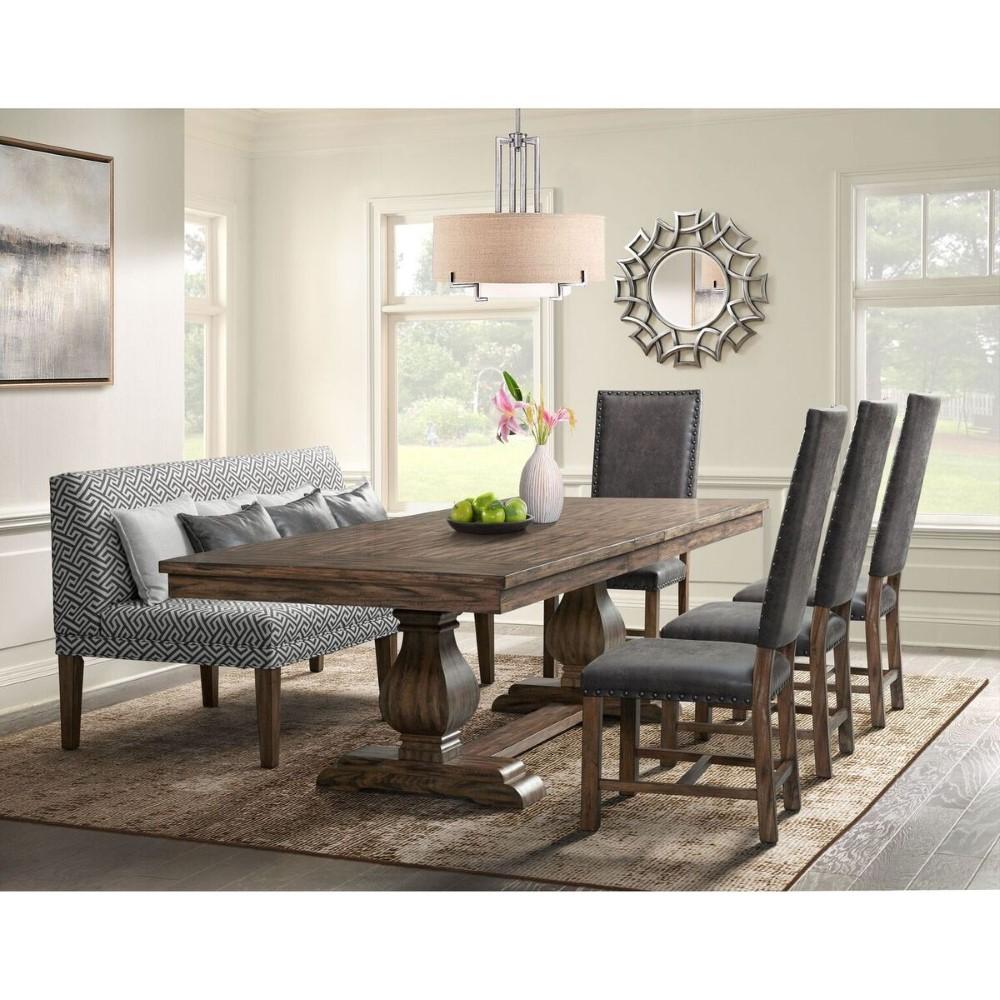 Picket House Furnishings - Hayward 6PC Tall Back Dining Set in Walnut - DGC500SL6PC veiw 1
