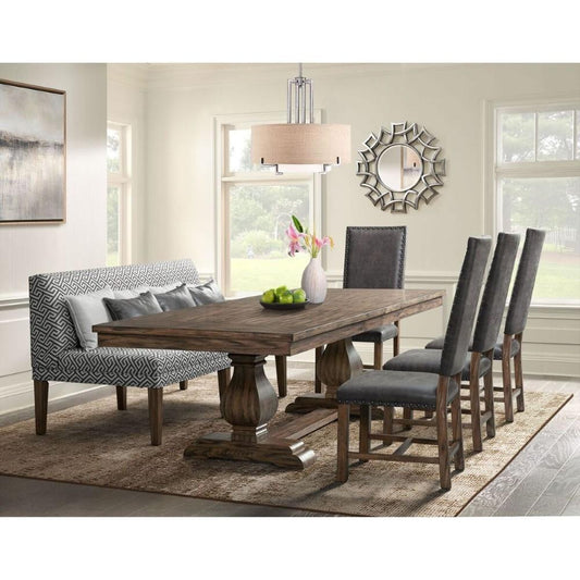 Picket House Furnishings - Hayward 6PC Tall Back Dining Set in Walnut - DGC500SL6PC veiw 1