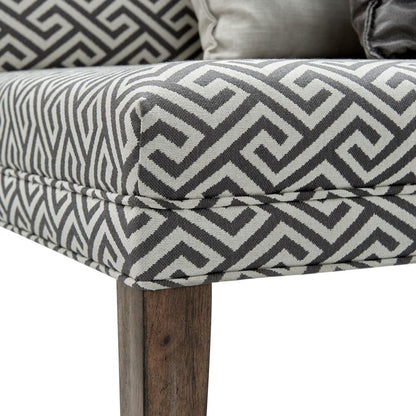 Picket House Furnishings - Hayward Upholstered Dining Settee in Walnut - DGC530SF veiw 6