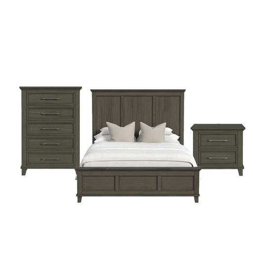 Picket House Furnishings - Henrik Full Panel 3PC Bedroom Set in Grey - B-13030-3-FB-3PC view 1