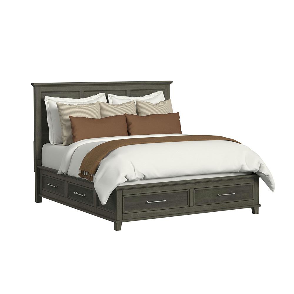 Picket House Furnishings -  Henrik King Storage 5PC Bedroom Set in Grey - B-13030-3-KSB-5PC veiw 2