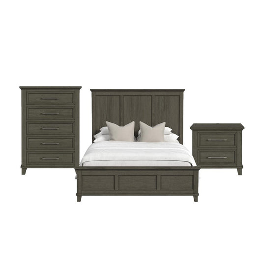 Picket House Furnishings - Henrik Queen Panel 3PC Bedroom Set in Grey - B-13030-3-QB-3PC view 3