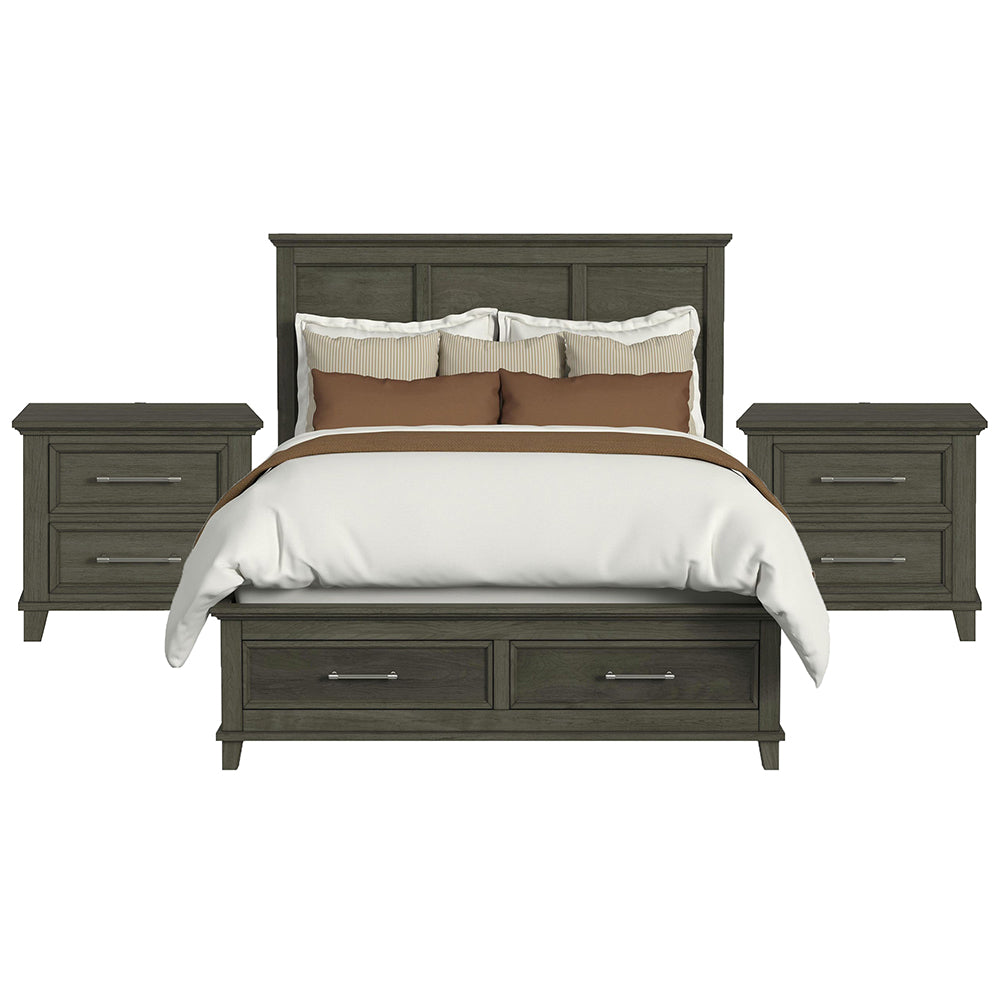 Picket House Furnishings - Henrik Queen Storage 3PC Bedroom Set in Grey - B-13030-3-QSB-NS2 view 1