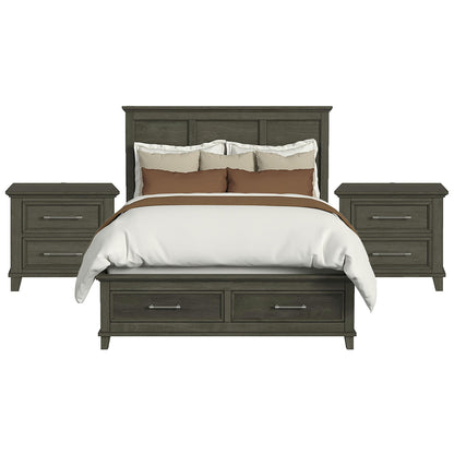 Picket House Furnishings - Henrik Queen Storage 3PC Bedroom Set in Grey - B-13030-3-QSB-NS2 view 1