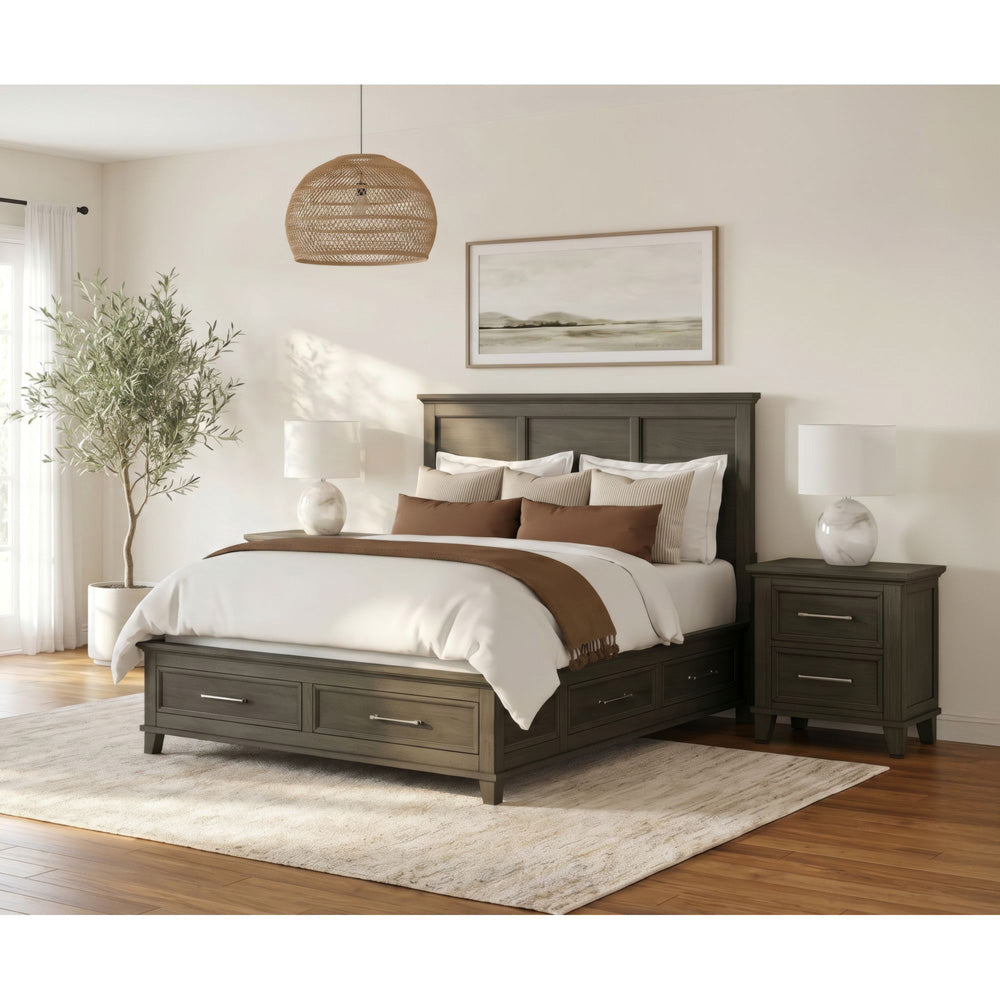 Picket House Furnishings - Henrik Queen Storage 3PC Bedroom Set in Grey - B-13030-3-QSB-NS2 view 3
