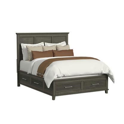 Picket House Furnishings - Henrik Queen Storage 4PC Bedroom Set in Grey - B-13030-3-QSB-NSCH view 4