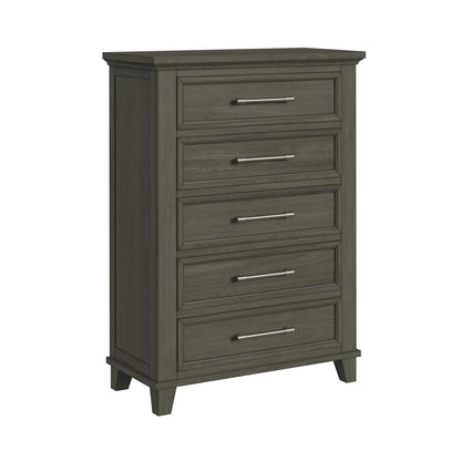 Picket House Furnishings - Henrik Queen Storage 5PC Bedroom Set in Grey - B-13030-3-QSB-NSDRC view 2