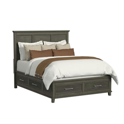 Picket House Furnishings -  Henrik Queen Storage Bed in Grey - B-13030-3-QSB veiw 1