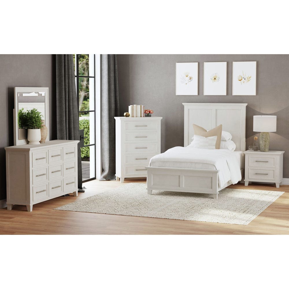 Picket House Furnishings - Henrik Twin Panel Bed in Ivory - B-13030-7-TB view 2