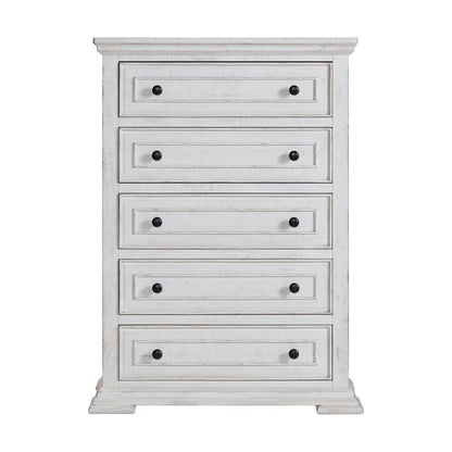 Picket House Furnishings - Hera 5-Drawer Chest in Rustic White - B-15720-7-CH veiw 2