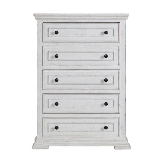 Picket House Furnishings - Hera 5-Drawer Chest in Rustic White - B-15720-7-CH veiw 2
