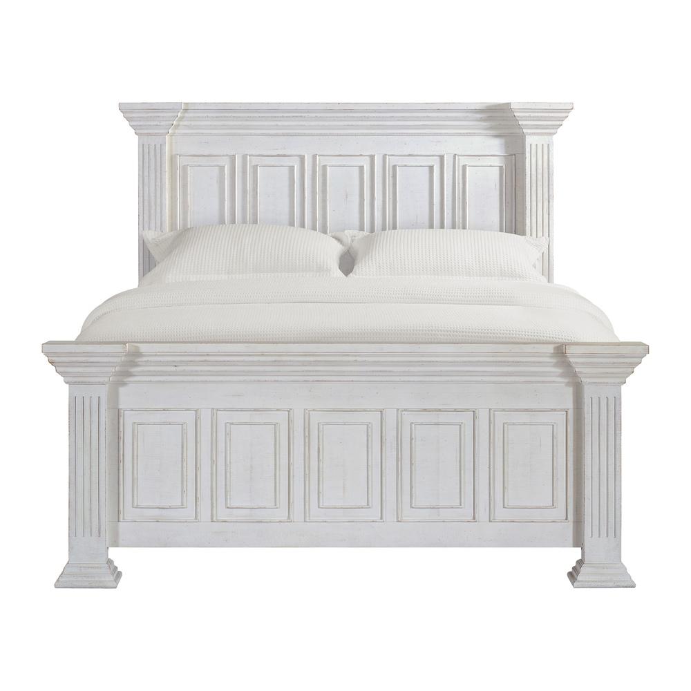 Picket House Furnishings - Hera King Panel Bed in Rustic White - B-15720-7-KB veiw 2
