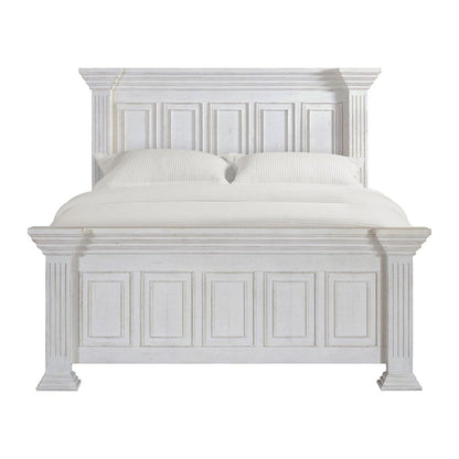 Picket House Furnishings - Hera King Panel Bed in Rustic White - B-15720-7-KB veiw 2