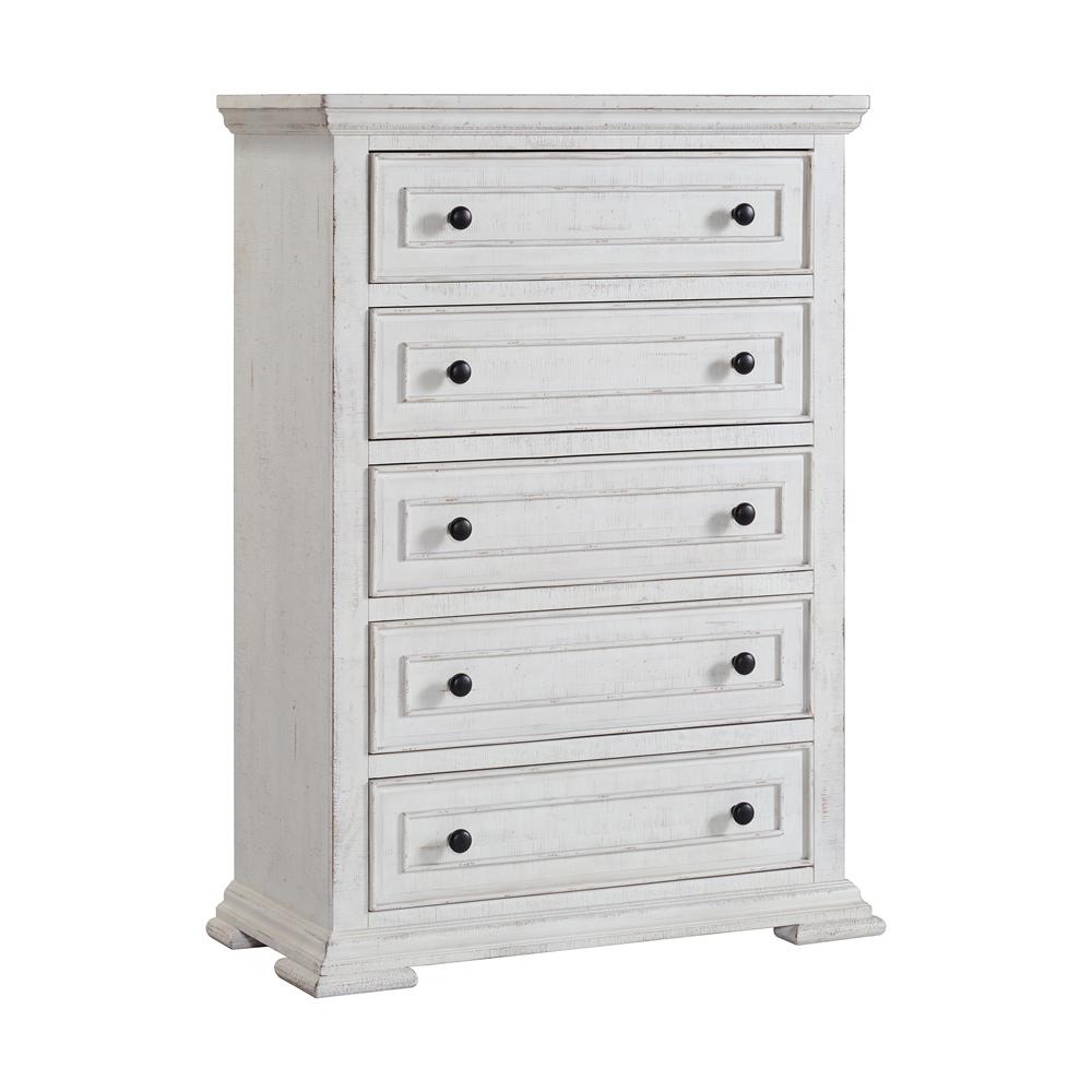 Picket House Furnishings - Hera Queen Panel 3PC Bedroom Set in Rustic White - B-15720-7-QB-3PC veiw 2