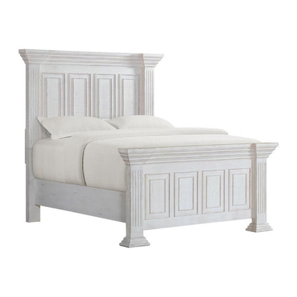 Picket House Furnishings - Hera Queen Panel 5PC Bedroom Set in Rustic White - B-15720-7-QB-5PC veiw 4
