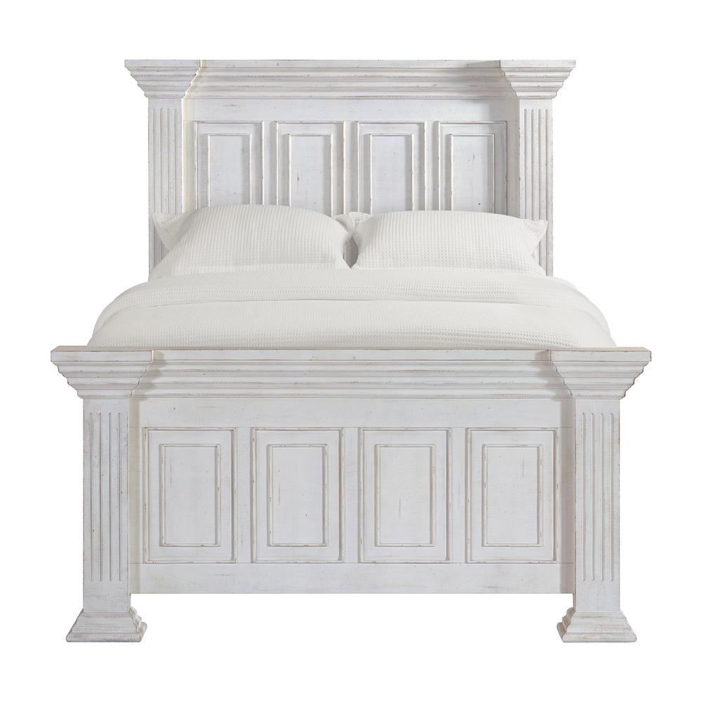 Picket House Furnishings - Hera Queen Panel Bed in Rustic White - B-15720-7-QB veiw 2