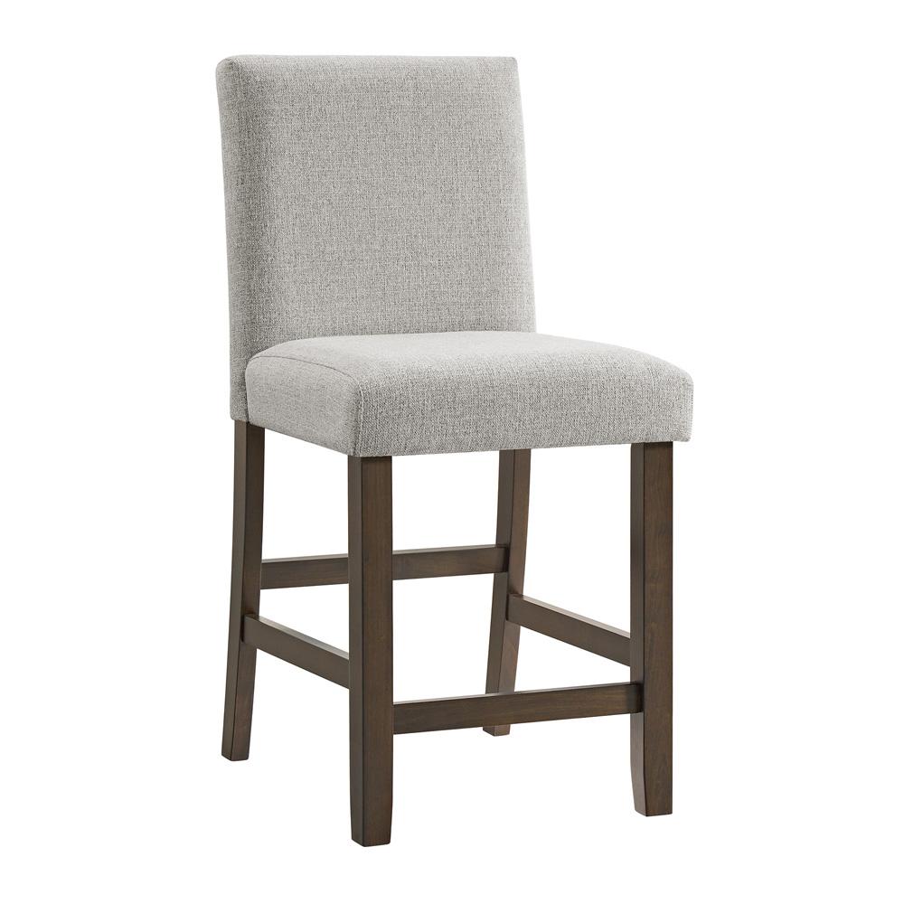 Picket House Furnishings -  Hester Counter Side Chair with Grey Fabric in Brown (2 Per Carton) - D-7670-5-CSC veiw 2