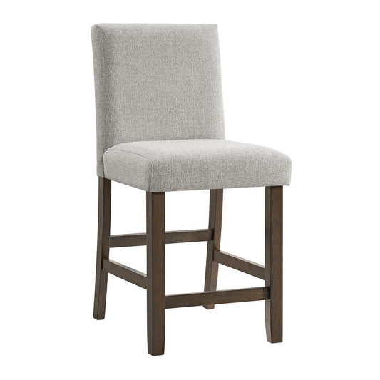 Picket House Furnishings -  Hester Counter Side Chair with Grey Fabric in Brown (2 Per Carton) - D-7670-5-CSC veiw 2