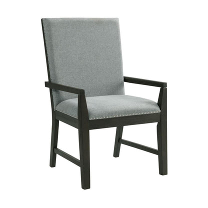 Picket House Furnishings - Holden 7PC Standard Height Dining Set-Table, Four Side Chairs & Two Arm Chairs in Gray - DDV100DT7PC veiw 4