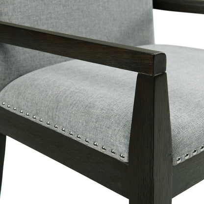 Picket House Furnishings - Holden 7PC Standard Height Dining Set-Table, Four Side Chairs & Two Arm Chairs in Gray - DDV100DT7PC veiw 9