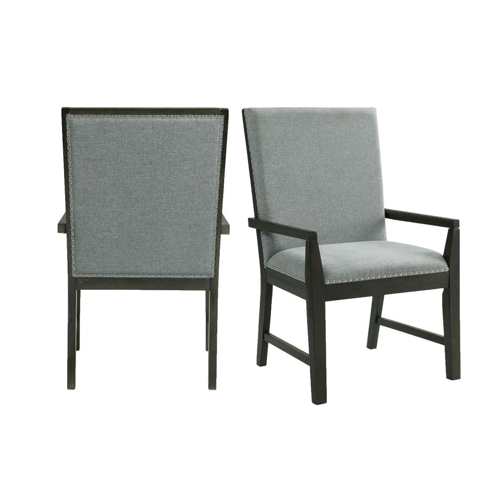 Picket House Furnishings - Holden Standard Height Arm Chair in Gray (Set of 2) - DDV100AC veiw 1