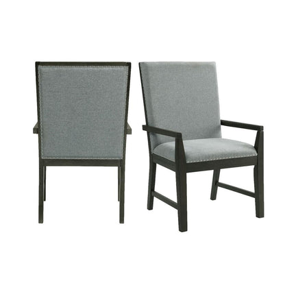 Picket House Furnishings - Holden Standard Height Arm Chair in Gray (Set of 2) - DDV100AC veiw 1