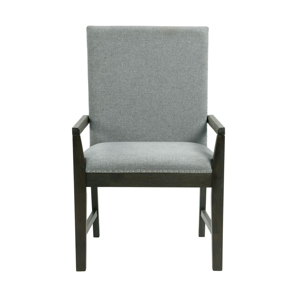 Picket House Furnishings - Holden Standard Height Arm Chair in Gray (Set of 2) - DDV100AC veiw 3