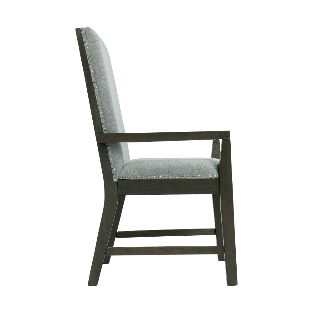Picket House Furnishings - Holden Standard Height Arm Chair in Gray (Set of 2) - DDV100AC veiw 4
