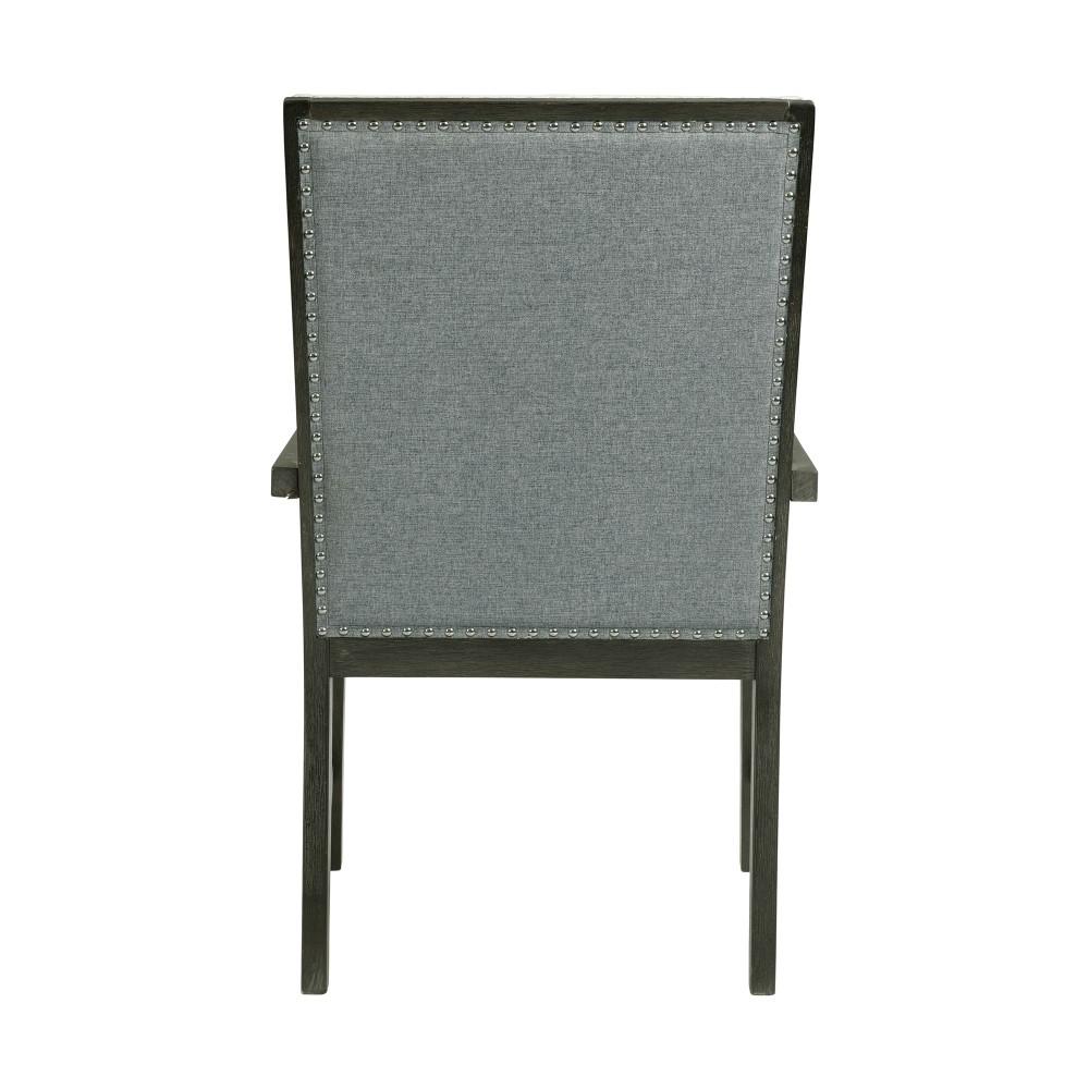 Picket House Furnishings - Holden Standard Height Arm Chair in Gray (Set of 2) - DDV100AC veiw 5