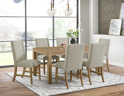 Picket House Furnishings -  Holmes 7PC Standard Height Dining Set in Brown-Table and Six Chairs - D-6460-5-DT-7PC view 6