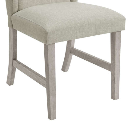 Picket House Furnishings - Holmes 7PC Standard Height Dining Set in White-Rectangular Table and Six Chairs - D-6460-3-DT-7PC veiw 4