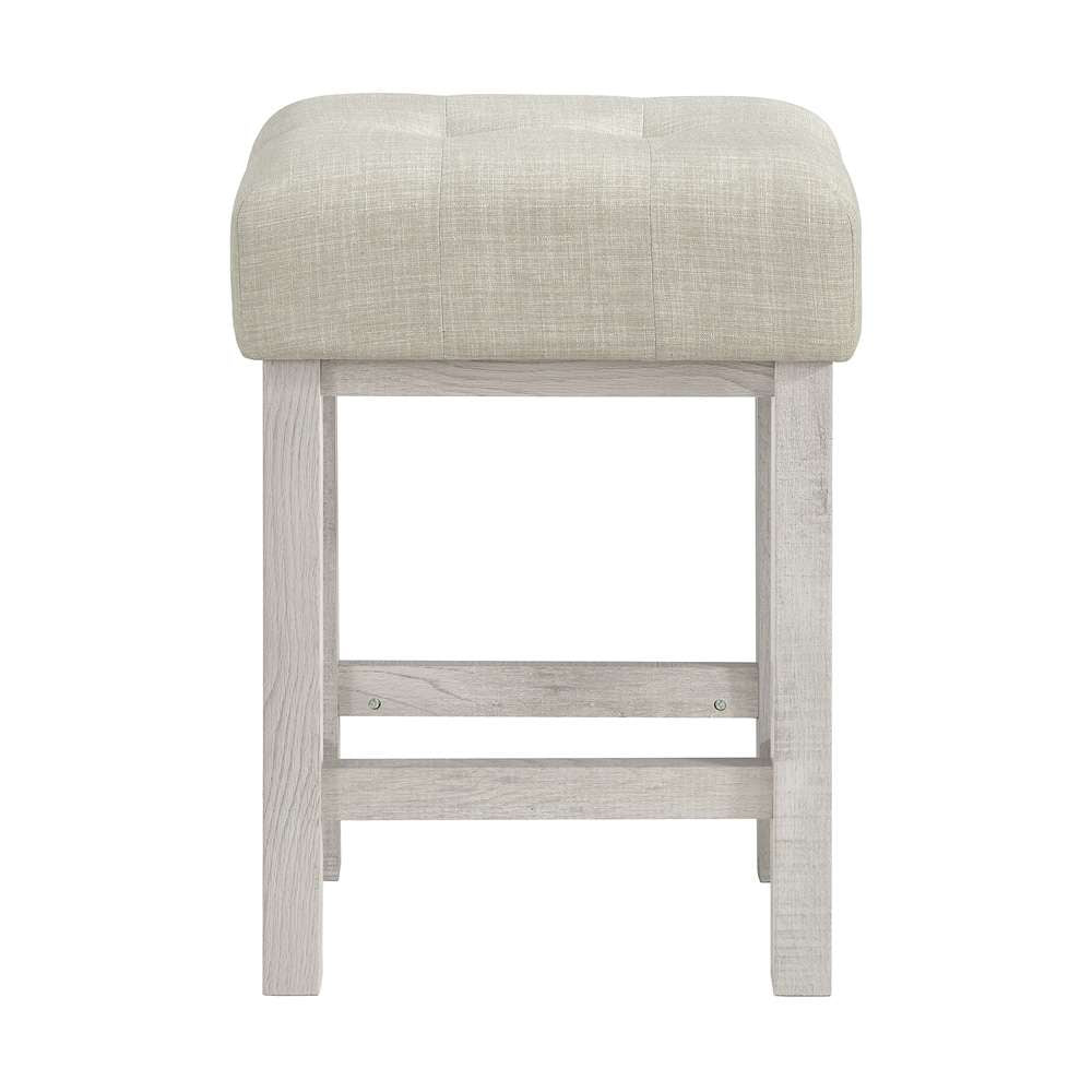 Picket House Furnishings - Holmes Bar Table Single Pack (1 Tables - 3 Stools) in White - T-6460-3-BTSP veiw 3