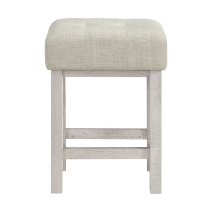 Picket House Furnishings - Holmes Bar Table Single Pack (1 Tables - 3 Stools) in White - T-6460-3-BTSP veiw 3
