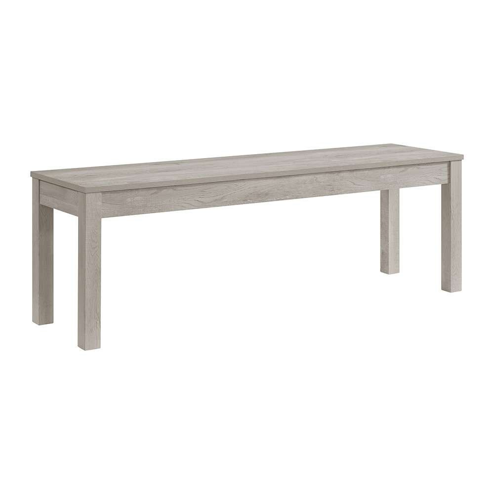 Picket House Furnishings - Holmes Dining Bench in White - D-6460-3-BN veiw 1